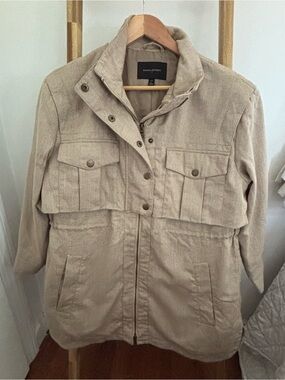 Banana Republic Beige Utility Field Jacket